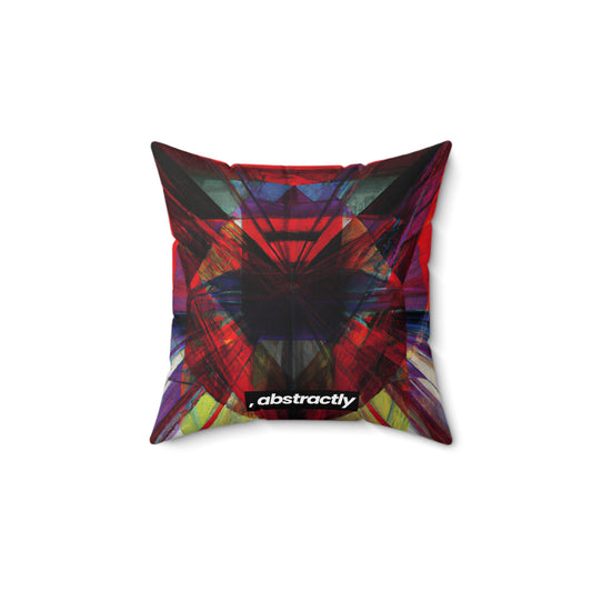 Rebecca Morland - Gravity Force, Abstractly - Faux Suede Throw Pillow