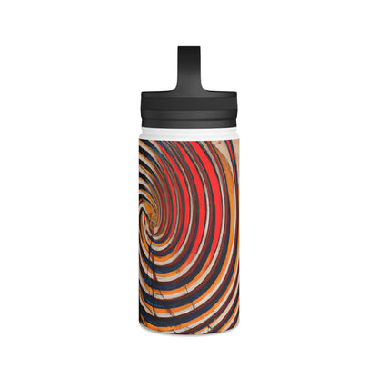 Adelaide Thornton - Magnetic Force, Abstractly - Stainless Steel Water Bottle