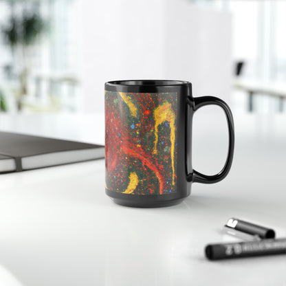 Aeronite Alloy - Chemistry, Abstractly - Black Ceramic Mug 15oz