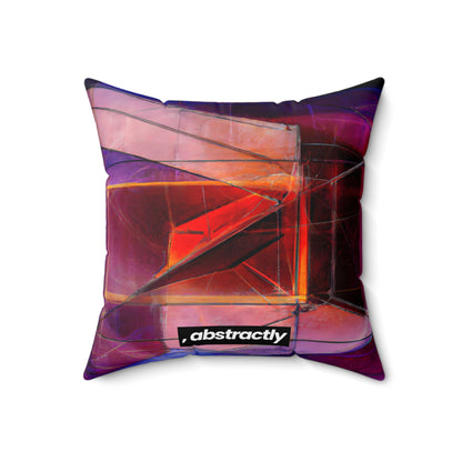 Margaret Hollis - Strong Force, Abstractly - Faux Suede Throw Pillow