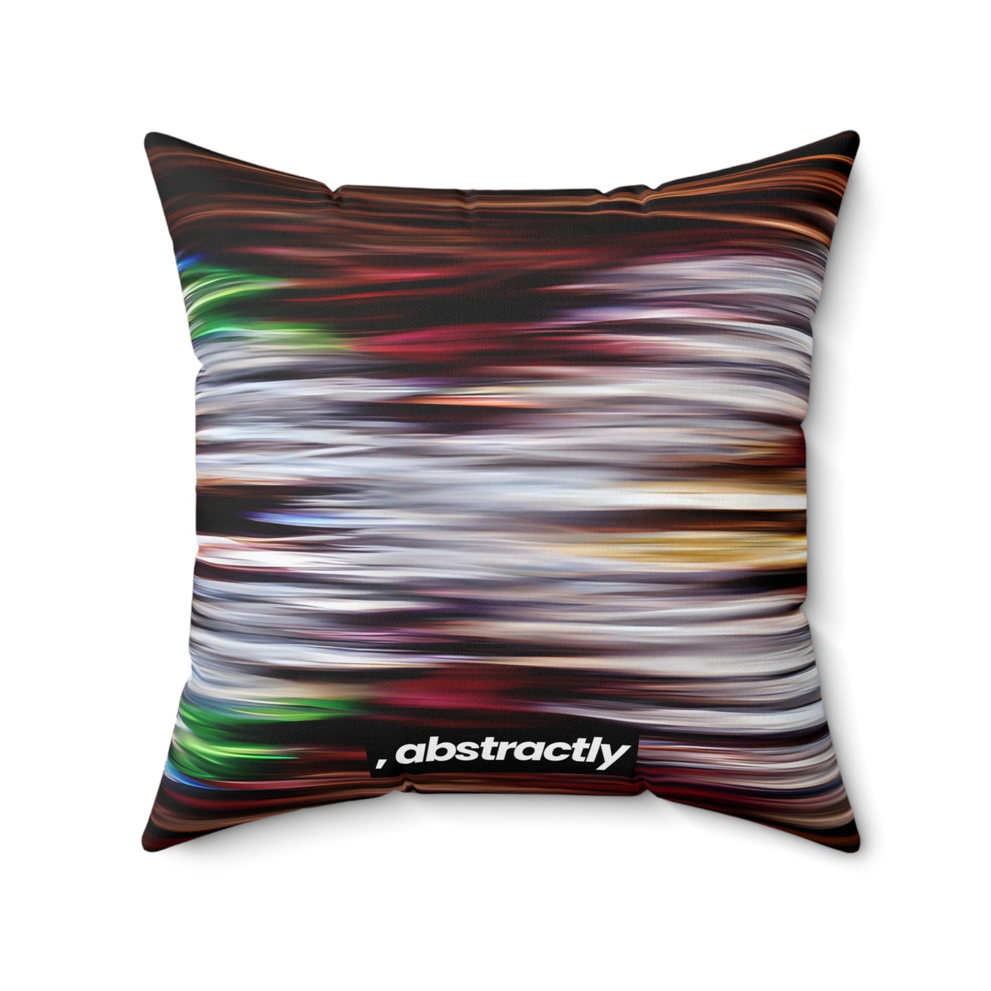 Victor Kienzle - Spring Force, Abstractly - Faux Suede Throw Pillow