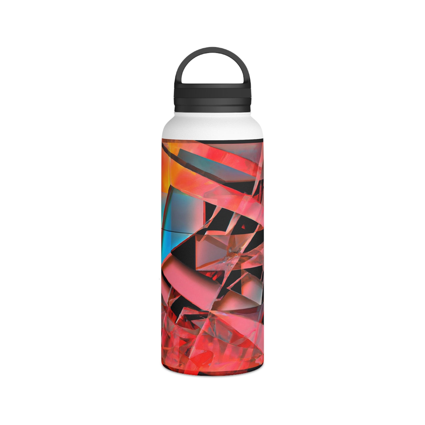 Adrian Strauss - Electric Force, Abstractly - Stainless Steel Water Bottle