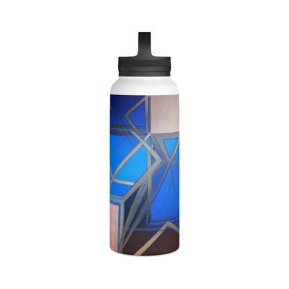 Jean Leventhal - Air Resistance Force, Abstractly - Stainless Steel Water Bottle