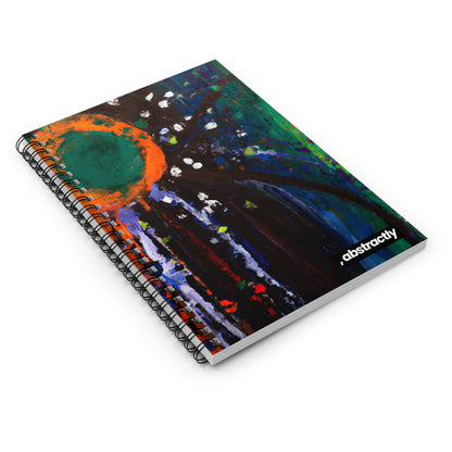 Solaris Elementum - Chlorine, Abstractly - Spiral Notebook