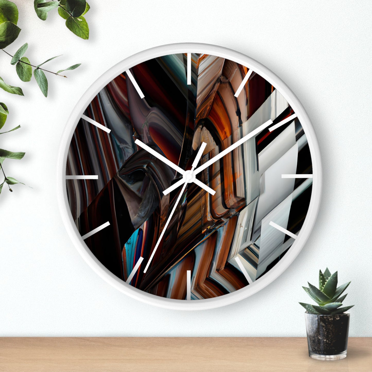 Selena Kastner - Gravity Force, Abstractly - Wall Clock