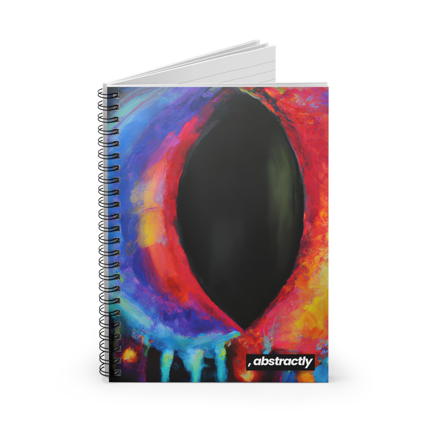 Luminoxydium Crystal - Chemistry, Abstractly - Spiral Notebook