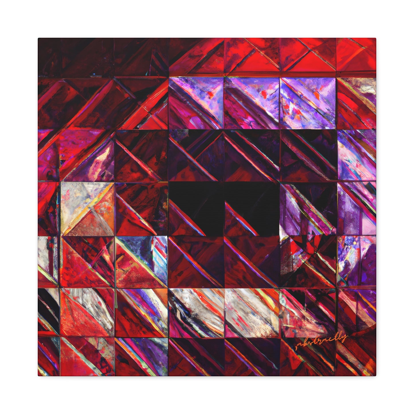 Nancy Hartley - Friction Force, Abstractly - Canvas