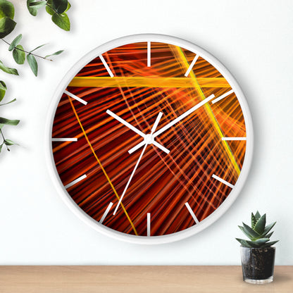 Joanna Brighton - Spring Force, Abstractly - Wall Clock