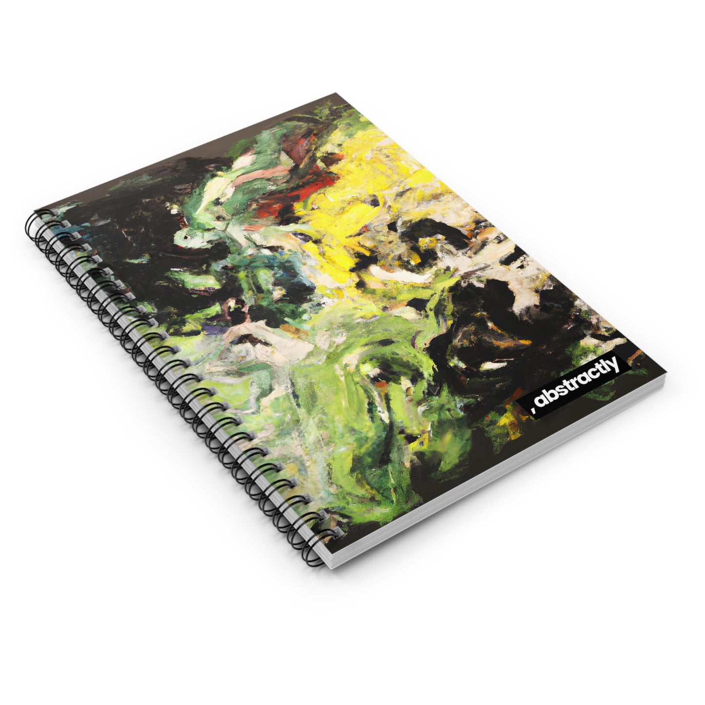 Lustra Vanadium Crystal - Chemistry, Abstractly - Spiral Notebook