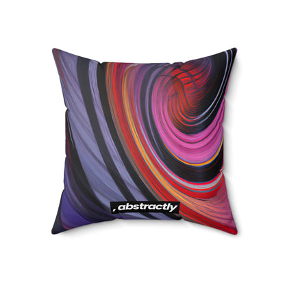 Adelaide Kaczynski - Air Resistance Force, Abstractly - Faux Suede Throw Pillow