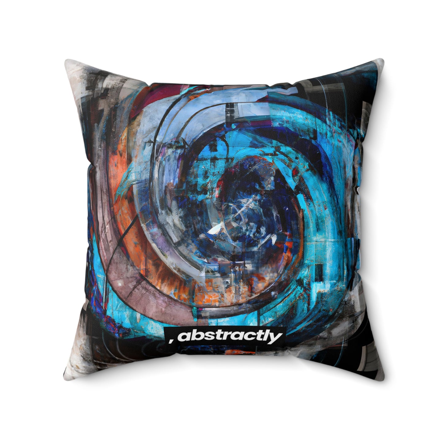 Rose Strauss - Gravity Force, Abstractly - Faux Suede Throw Pillow