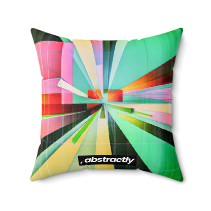 Joe Tremaine - Applied Force, Abstractly - Faux Suede Throw Pillow