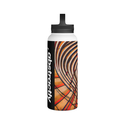 Adelaide Thornton - Magnetic Force, Abstractly - Stainless Steel Water Bottle