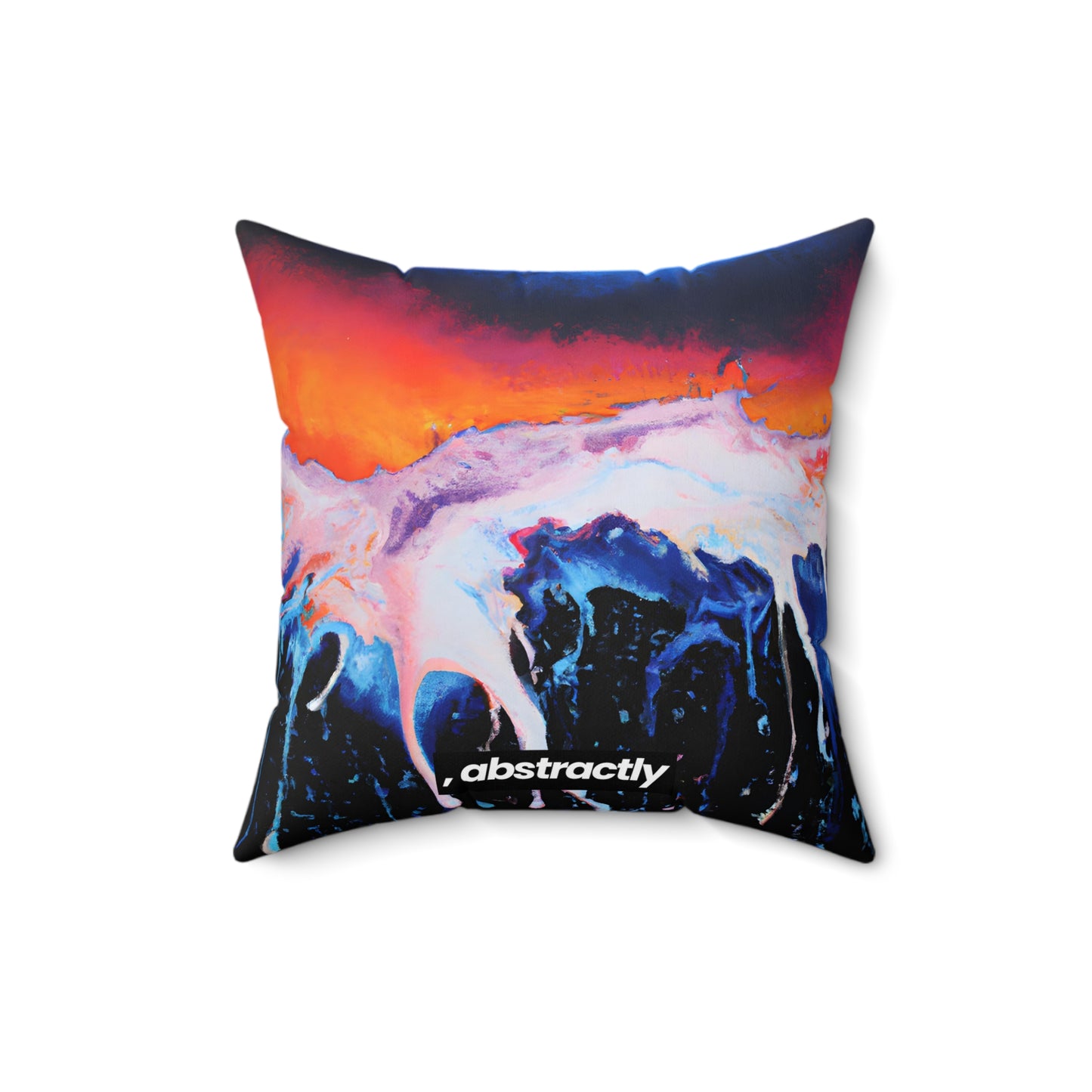 Bischoffite Alloy - Chemistry, Abstractly - Faux Suede Throw Pillow