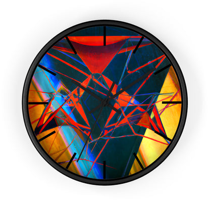 Victoria Bennet - Magnetic Force, Abstractly - Wall Clock