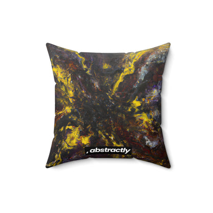 Lebeau Plasmaite - Chemistry, Abstractly - Faux Suede Throw Pillow