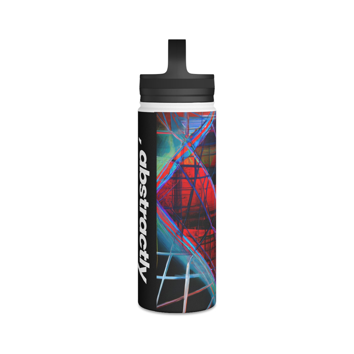 Isabella Rutherford - Gravity Force, Abstractly - Stainless Steel Water Bottle