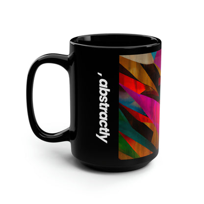 Mildred Thompson - Weak Force, Abstractly - Black Ceramic Mug 15oz