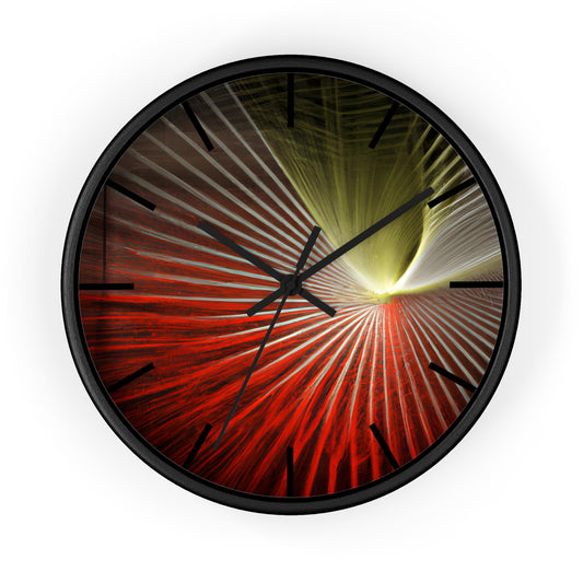 Beatrice Hawking - Spring Force, Abstractly - Wall Clock