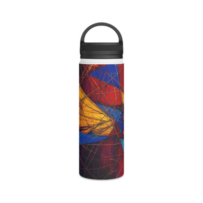 Lillian Thomason - Magnetic Force, Abstractly - Stainless Steel Water Bottle