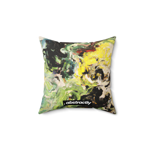 Lustra Vanadium Crystal - Chemistry, Abstractly - Faux Suede Throw Pillow