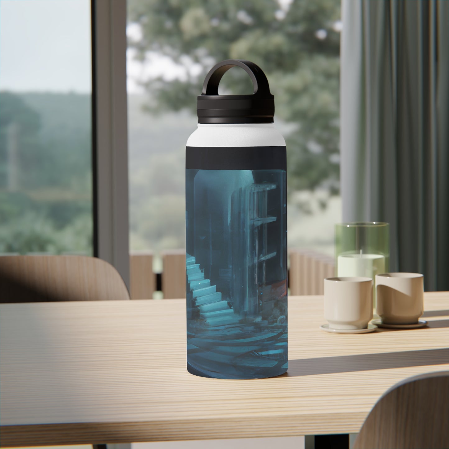 Integrity Vision - General Ledger, Abstractly - Stainless Steel Water Bottle