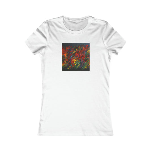 Frostfire Neonium - Chemistry, Abstractly - Ladies' Cut Tee