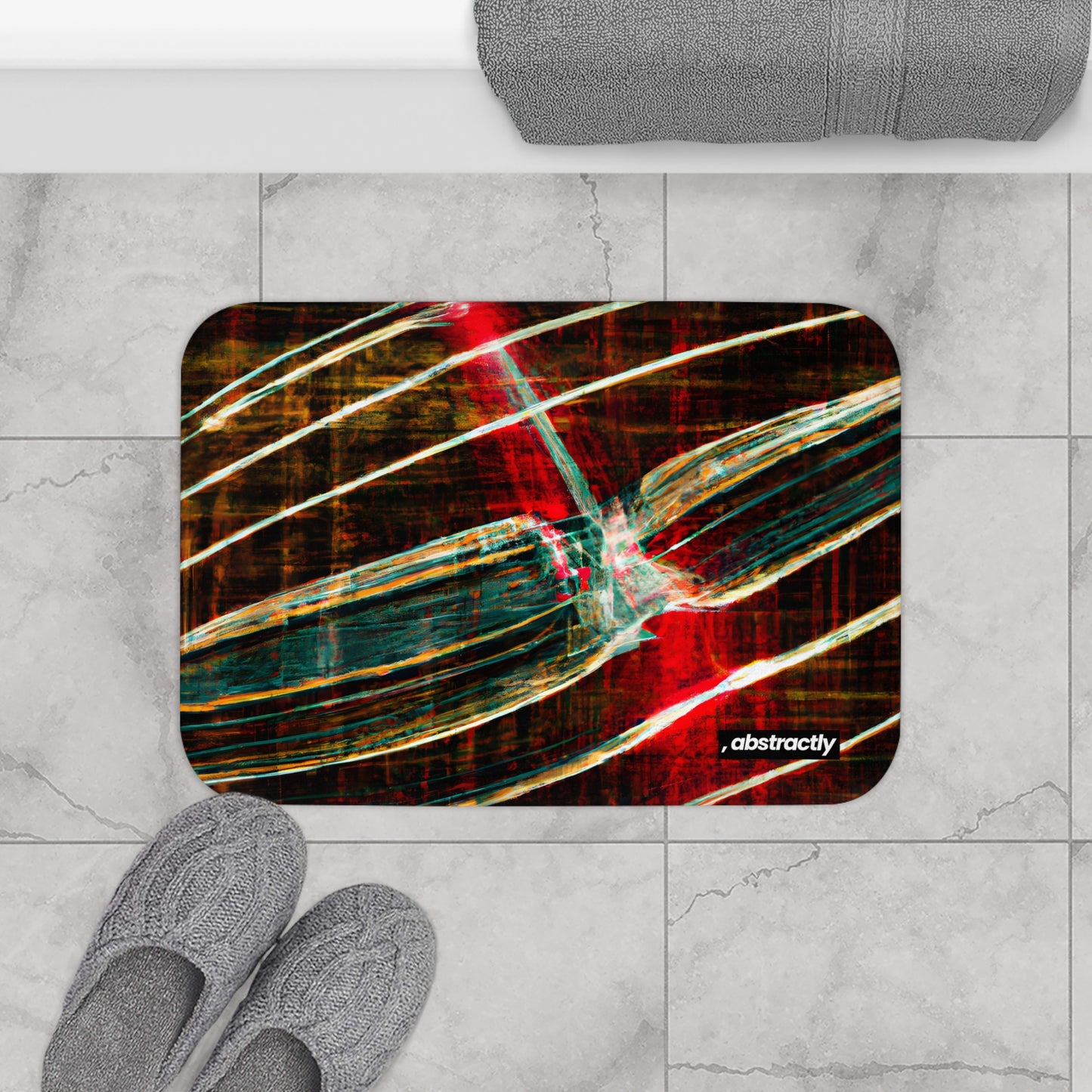 Joyce Lancaster - Electromagnetic Force, Abstractly - Bath Mat