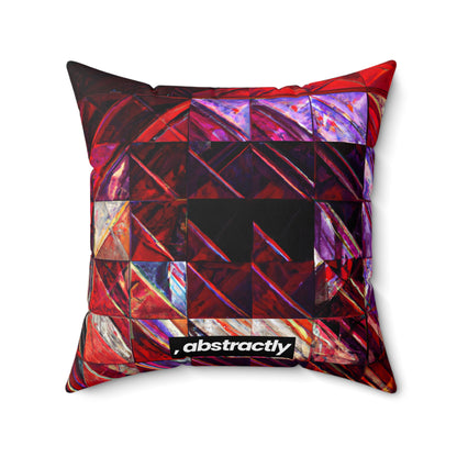 Nancy Hartley - Friction Force, Abstractly - Faux Suede Throw Pillow