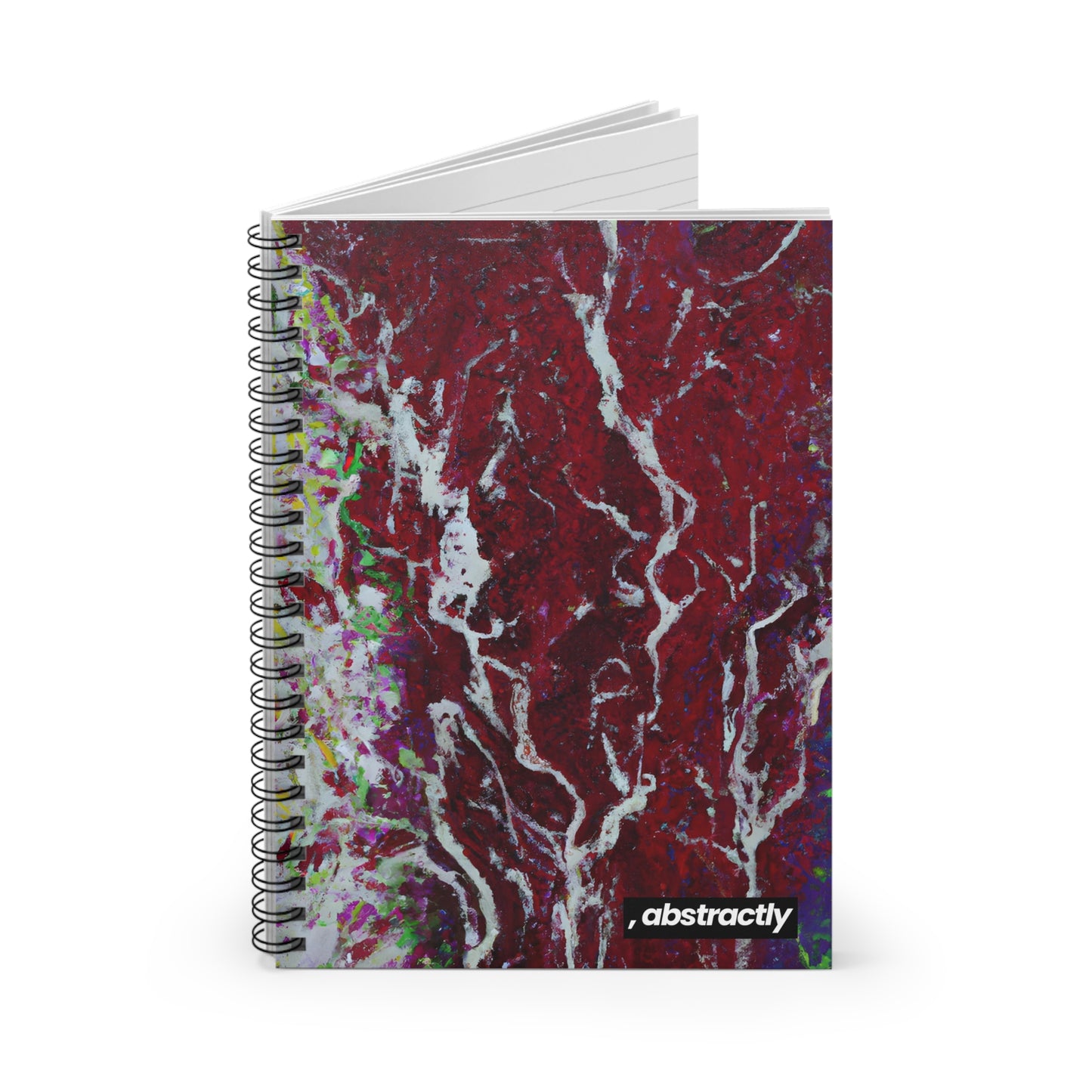 Azure Linxium - Chemistry, Abstractly - Spiral Notebook