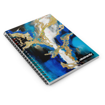 Solar Crystalonium - Hydrogen, Abstractly - Spiral Notebook