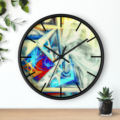 Clarissa Bohm - Electromagnetic Force, Abstractly - Wall Clock