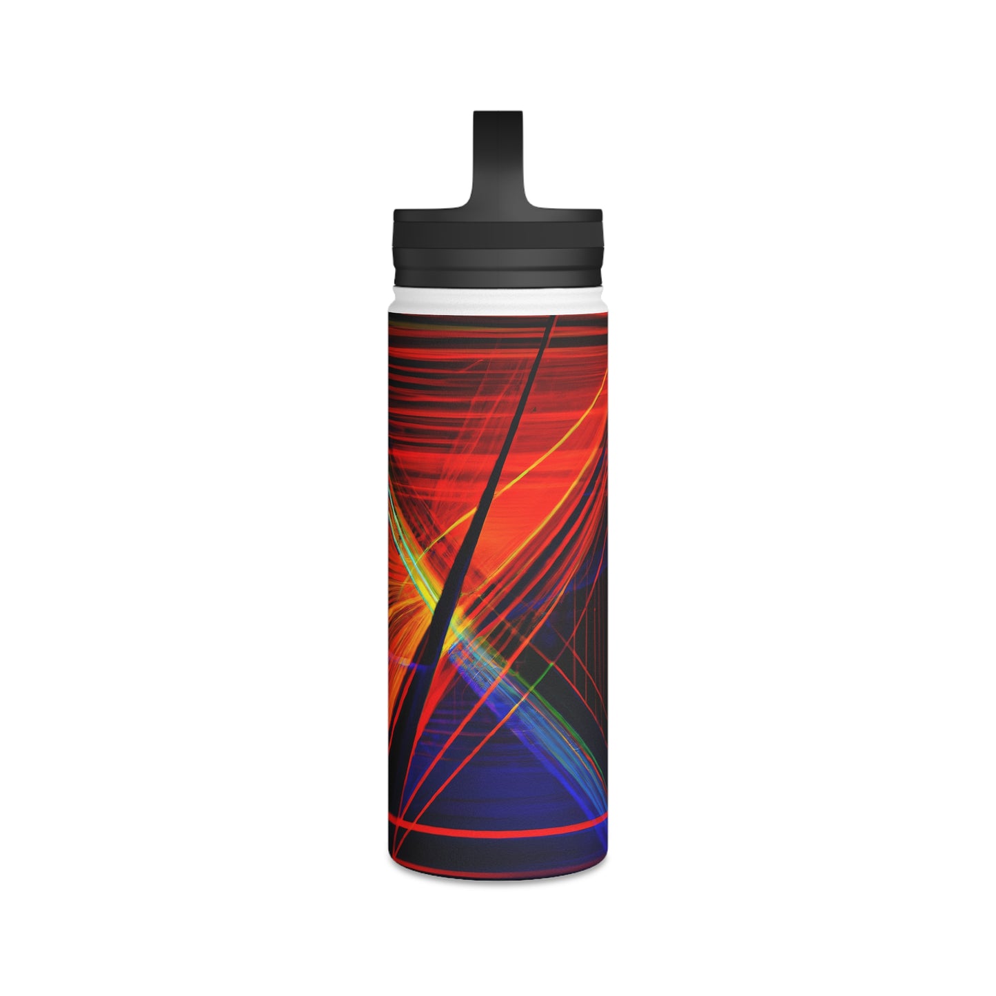 Evelyn Abernathy - Magnetic Force, Abstractly - Stainless Steel Water Bottle