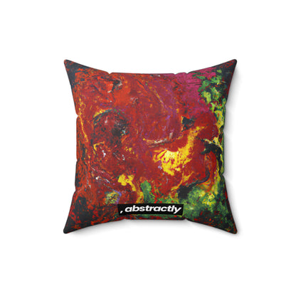 Johannsonite Crystal - Chemistry, Abstractly - Faux Suede Throw Pillow