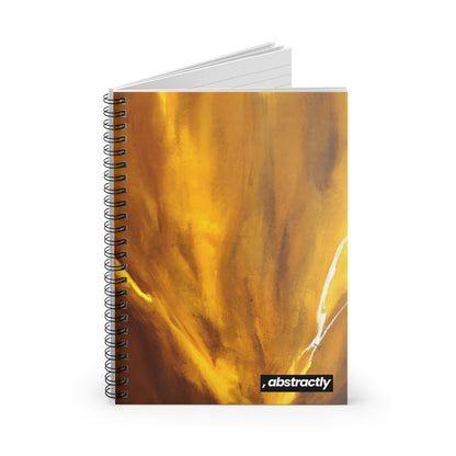 Cybernite Alloy - Titanium, Abstractly - Spiral Notebook