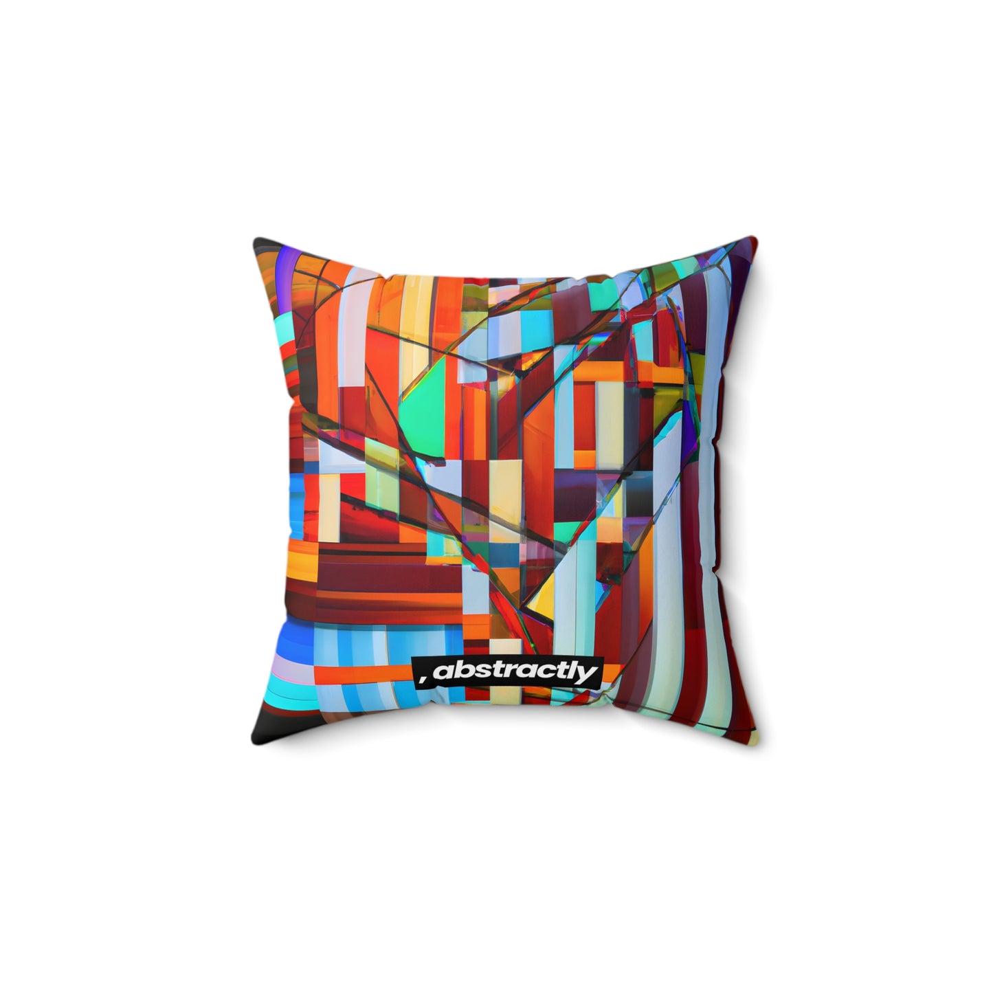 Edward Higgs - Electromagnetic Force, Abstractly - Faux Suede Throw Pillow