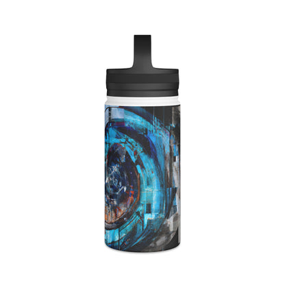 Rose Strauss - Gravity Force, Abstractly - Stainless Steel Water Bottle