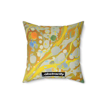 Heliofusionite - Chemistry, Abstractly - Faux Suede Throw Pillow