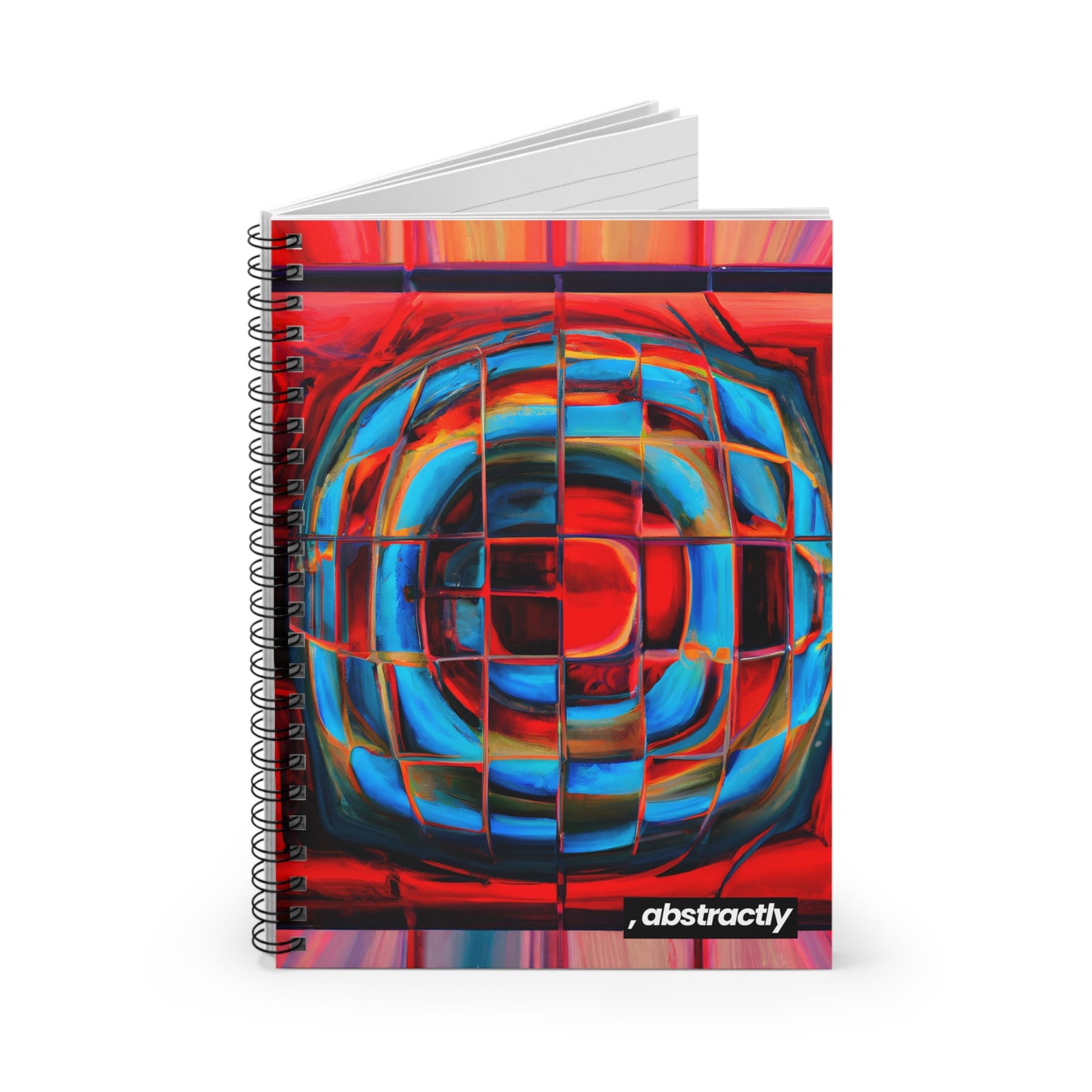 Felix Linderholm - Magnetic Force, Abstractly - Spiral Notebook