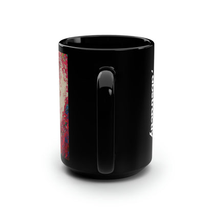 Vanadium Synthetite - Chemistry, Abstractly - Black Ceramic Mug 15oz