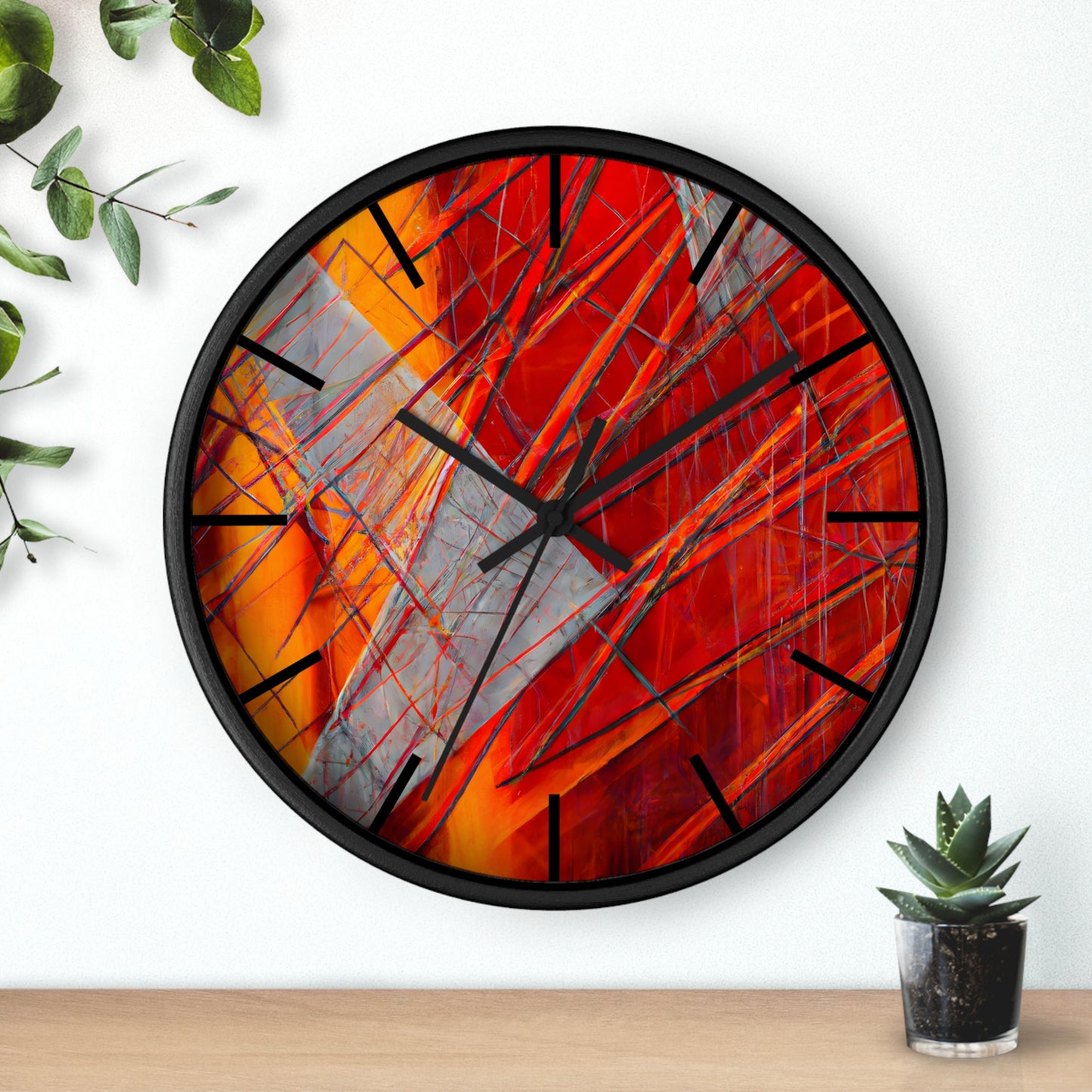 Adrienne Dufresne - Gravity Force, Abstractly - Wall Clock