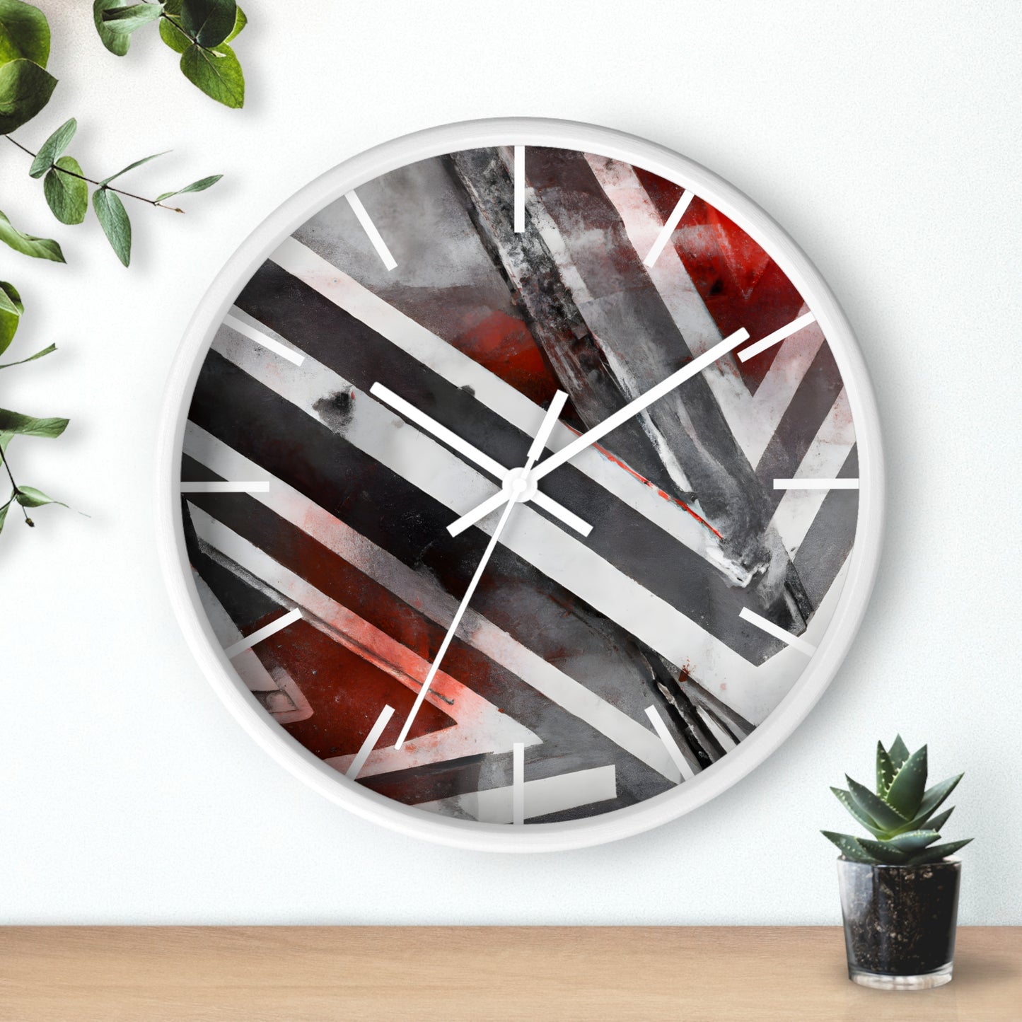 Ellis Porterfield - Tension Force, Abstractly - Wall Clock