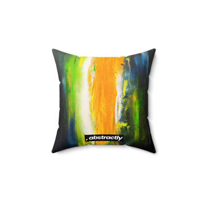 Aetherium Oxide - Fluorine, Abstractly - Faux Suede Throw Pillow