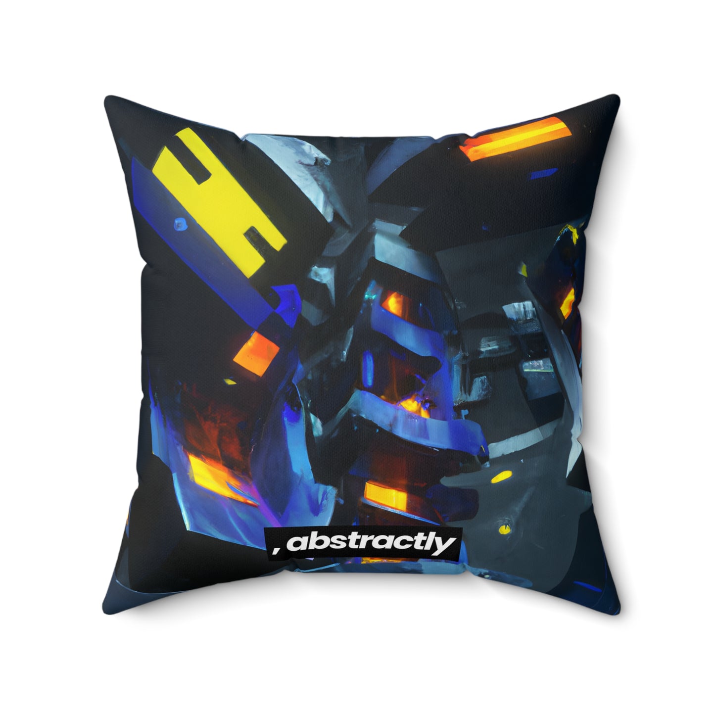 BluePeak Financial - Depreciation, Abstractly - Faux Suede Throw Pillow