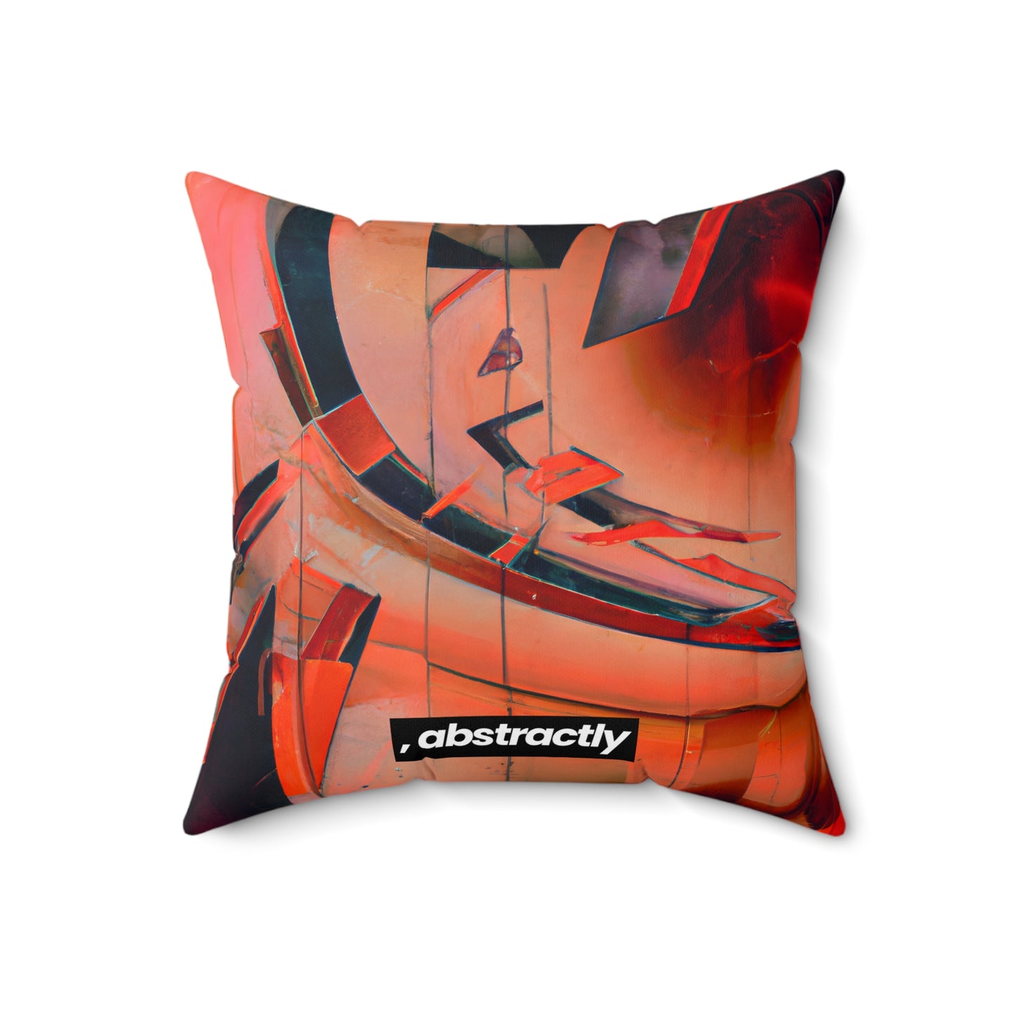 Caroline Adler - Weak Force, Abstractly - Faux Suede Throw Pillow