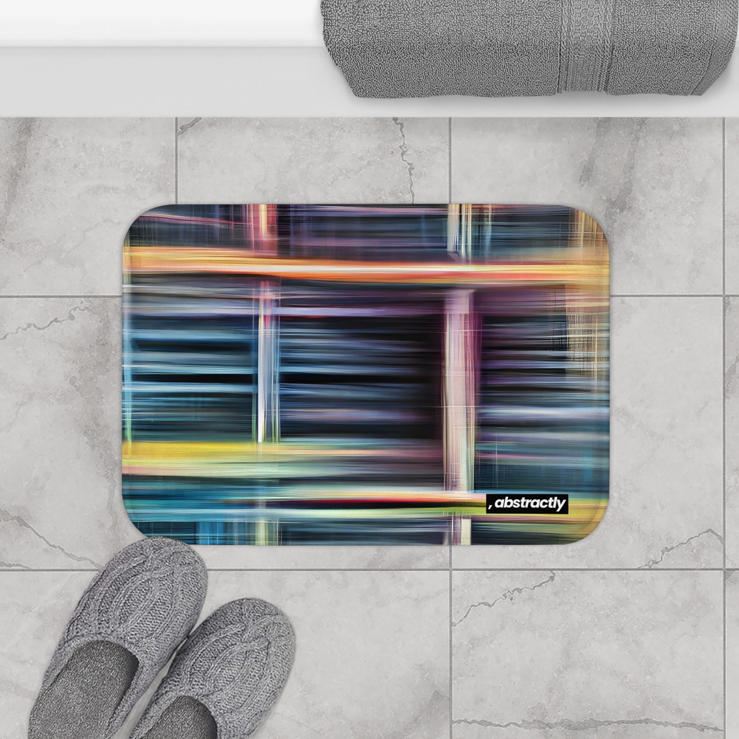 Mary Fermi - Air Resistance Force, Abstractly - Bath Mat