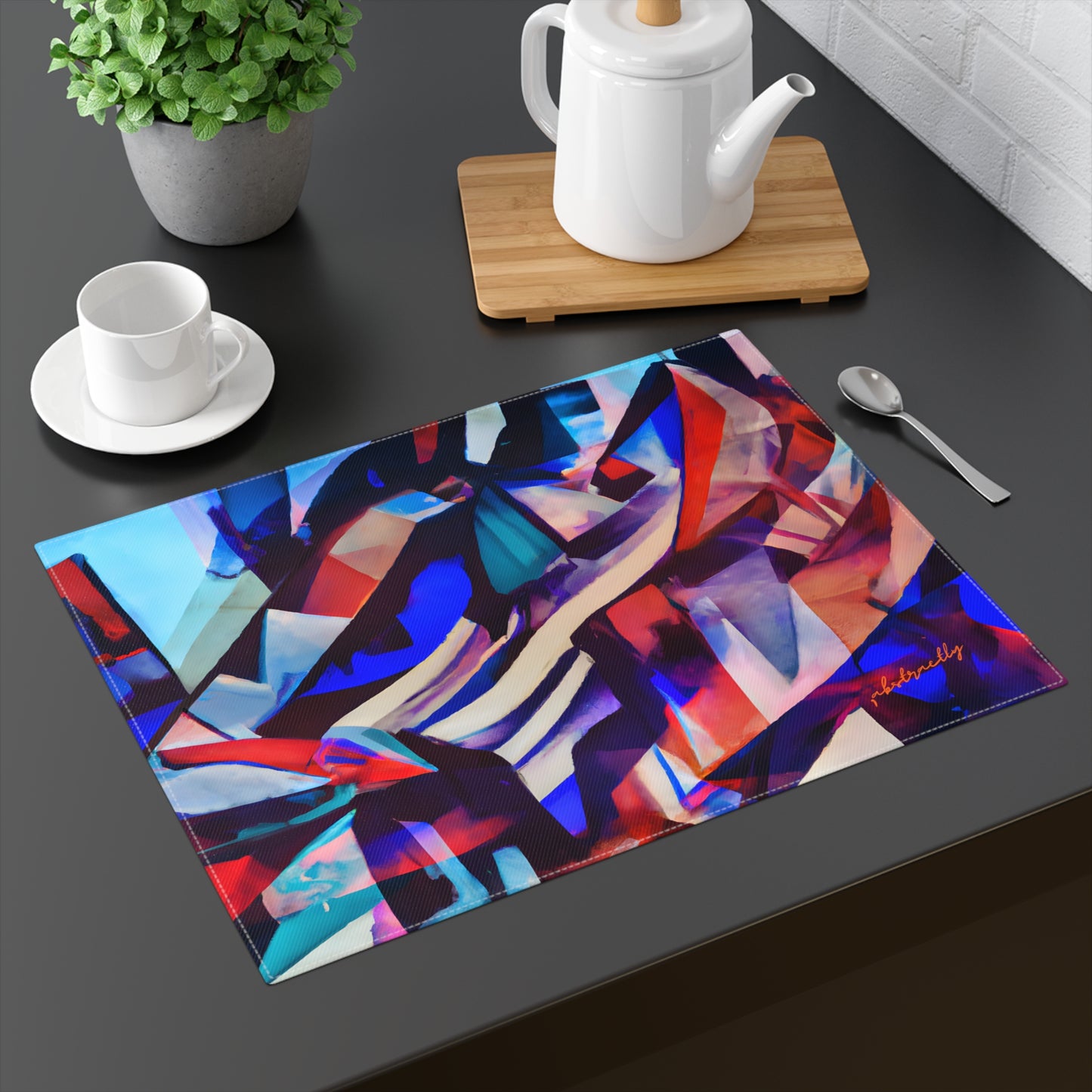 Virginia Berkeley - Normal Force, Abstractly - Placemat