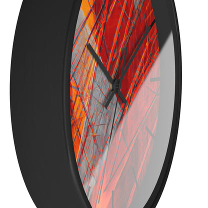 Adrienne Dufresne - Gravity Force, Abstractly - Wall Clock