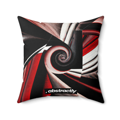 Louisa Eisenberg - Tension Force, Abstractly - Faux Suede Throw Pillow