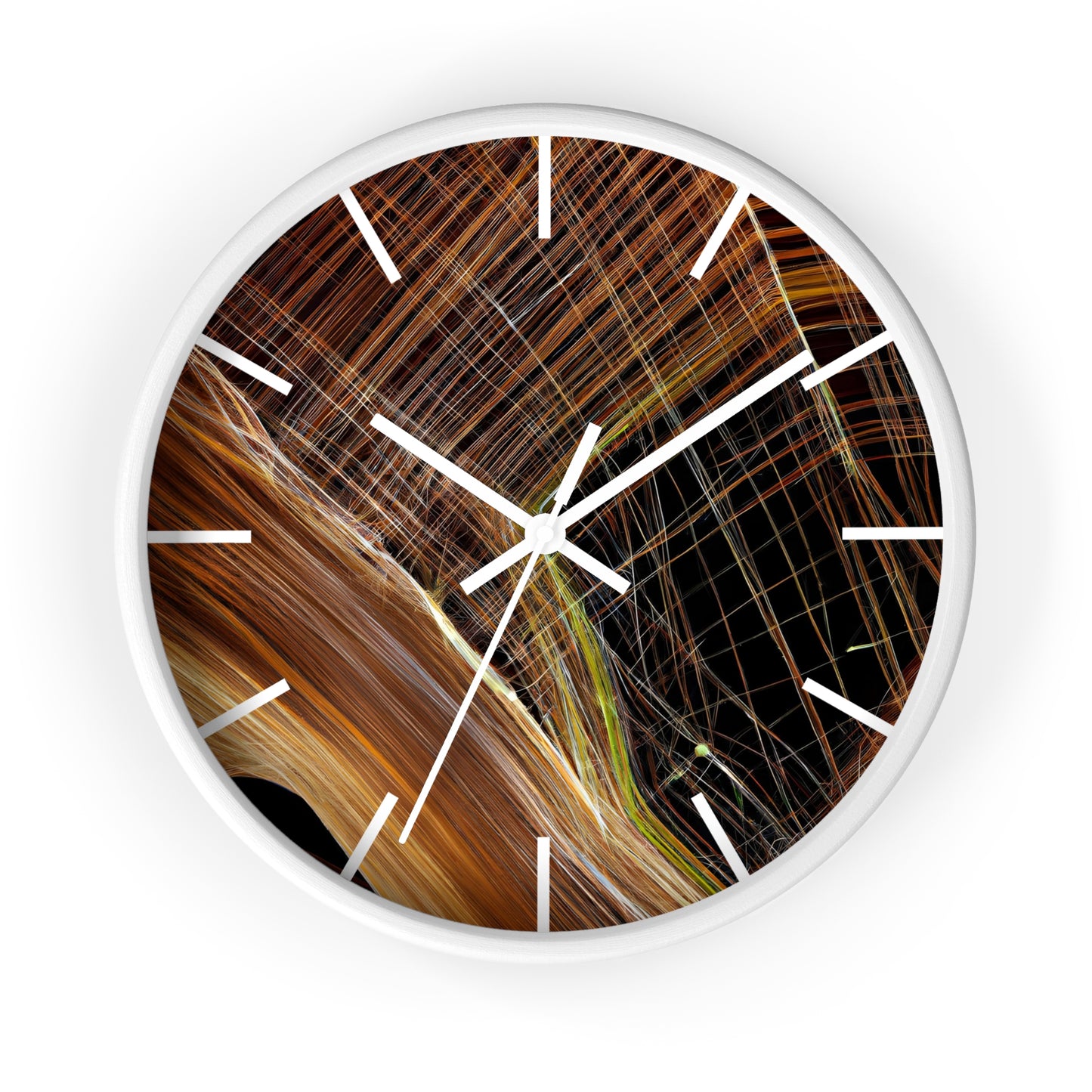 Aaron Henderson - Spring Force, Abstractly - Wall Clock